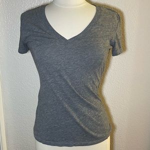 Pacsun Nollie grey v neck T-shirt